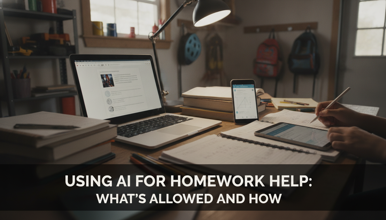 Using AI for Homework Help: What’s Allowed and How