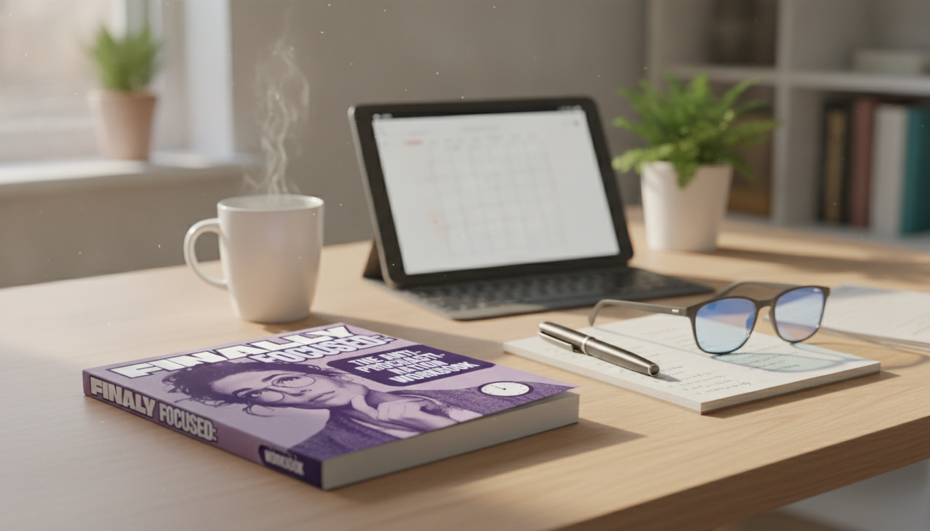 Finally Focused Workbook: Stop Procrastinating Daily